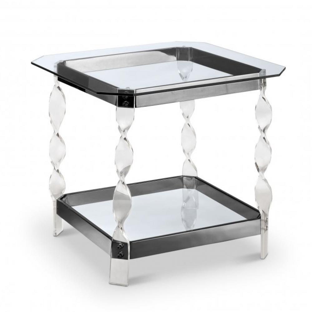 Bout de canapé NATTE  Black nickel